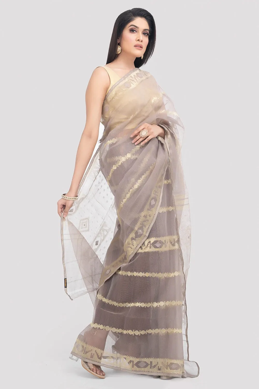 Belwari Jamdani Saree