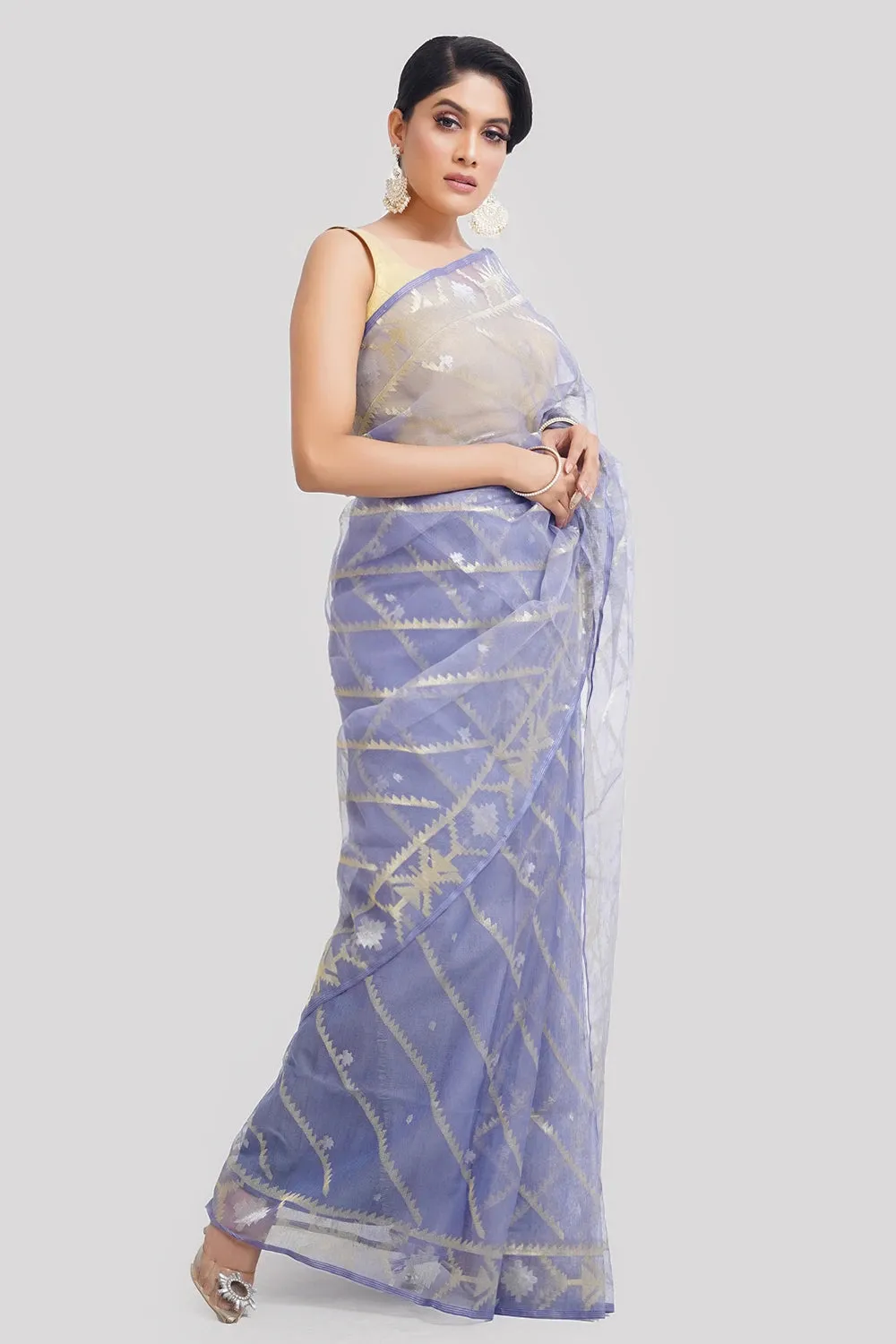 Belwari Jamdani Saree