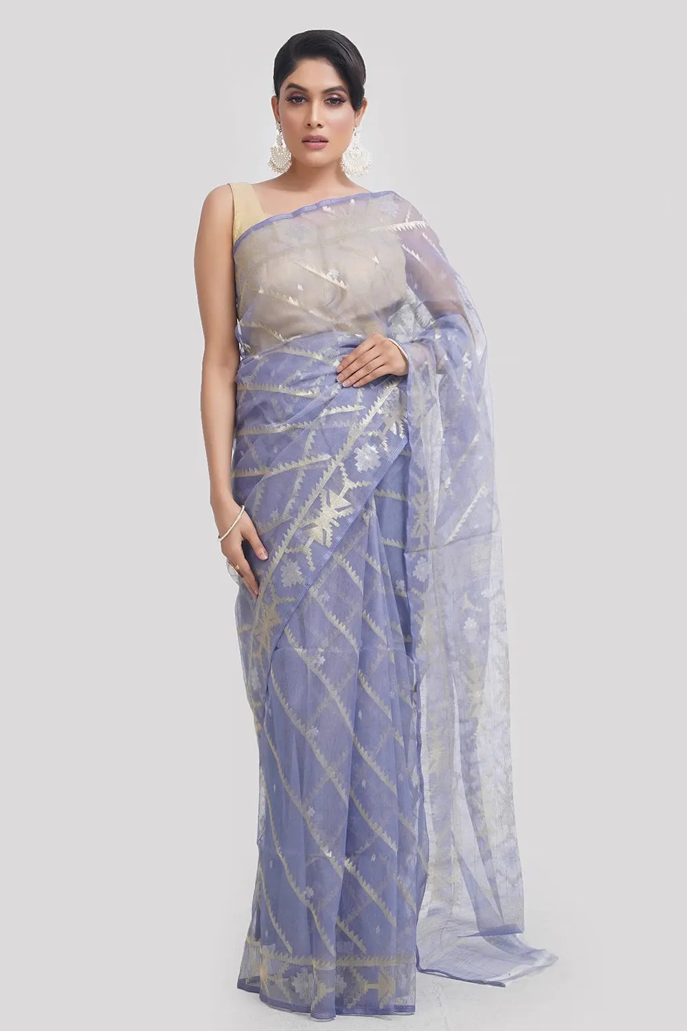 Belwari Jamdani Saree