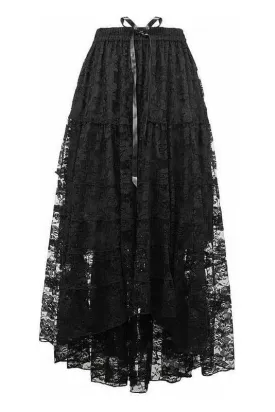 Black Lace Skirt