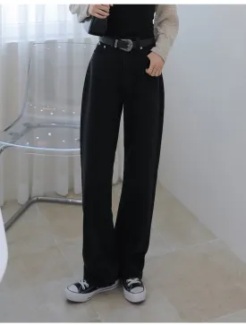 Black Wide Leg Pants F25