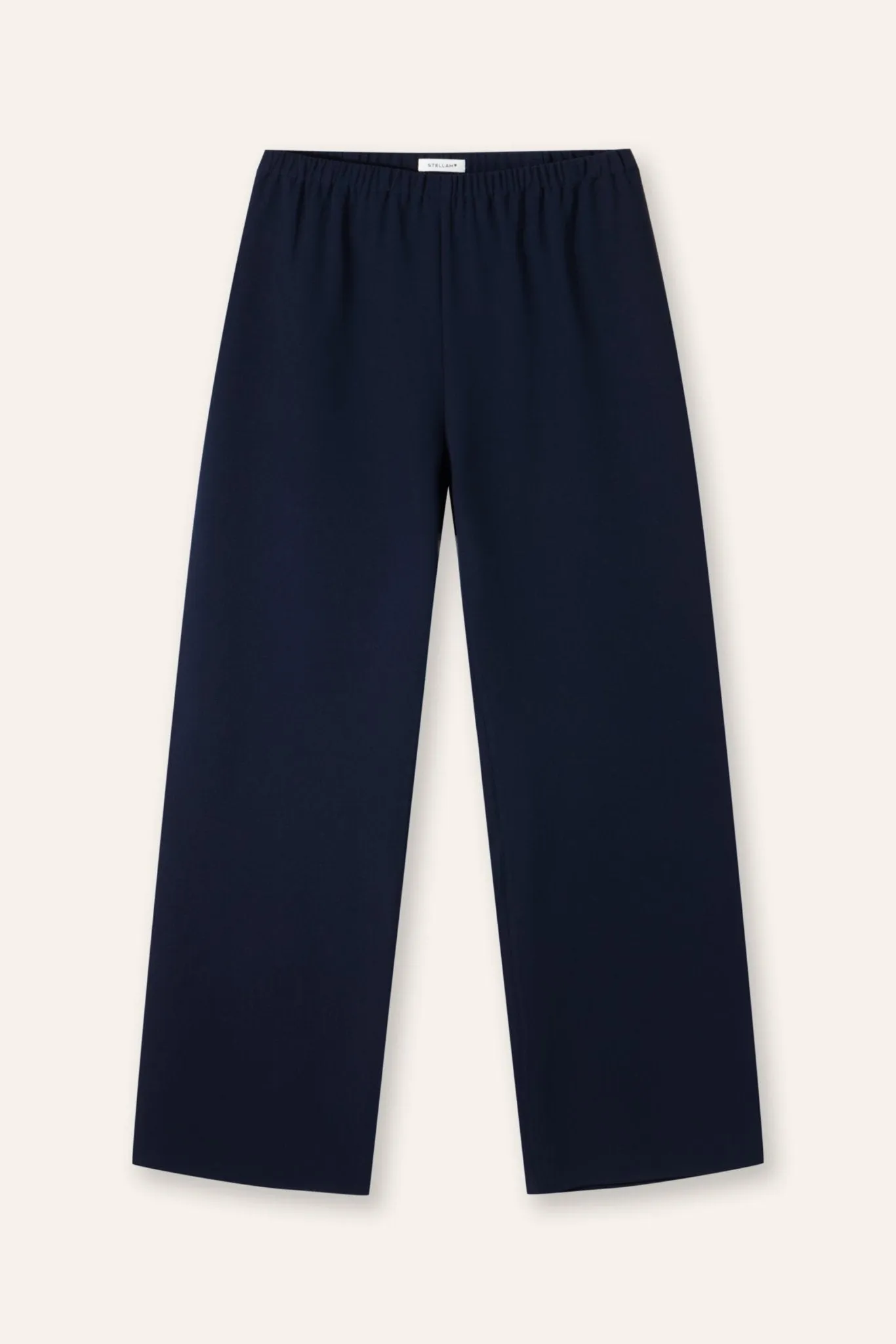 CADY wide-leg pants (Navy)