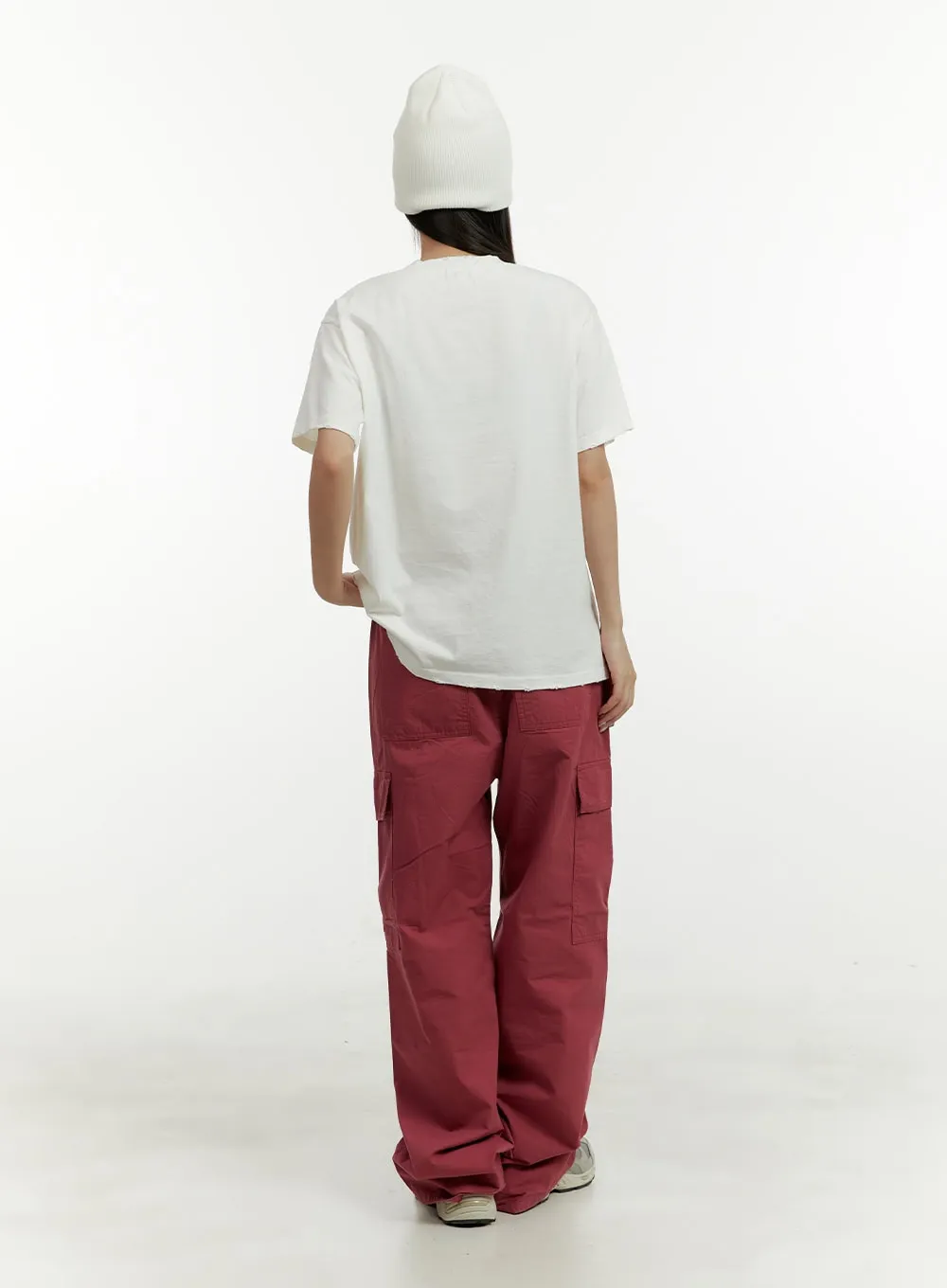 Cargo Wide Leg Pants CY408