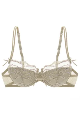 COTTON CLUB LAVENDER Lace Balconette Bra