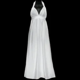 Emma's Long White Rayon Dress