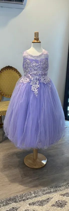 Girls Lilac Dress