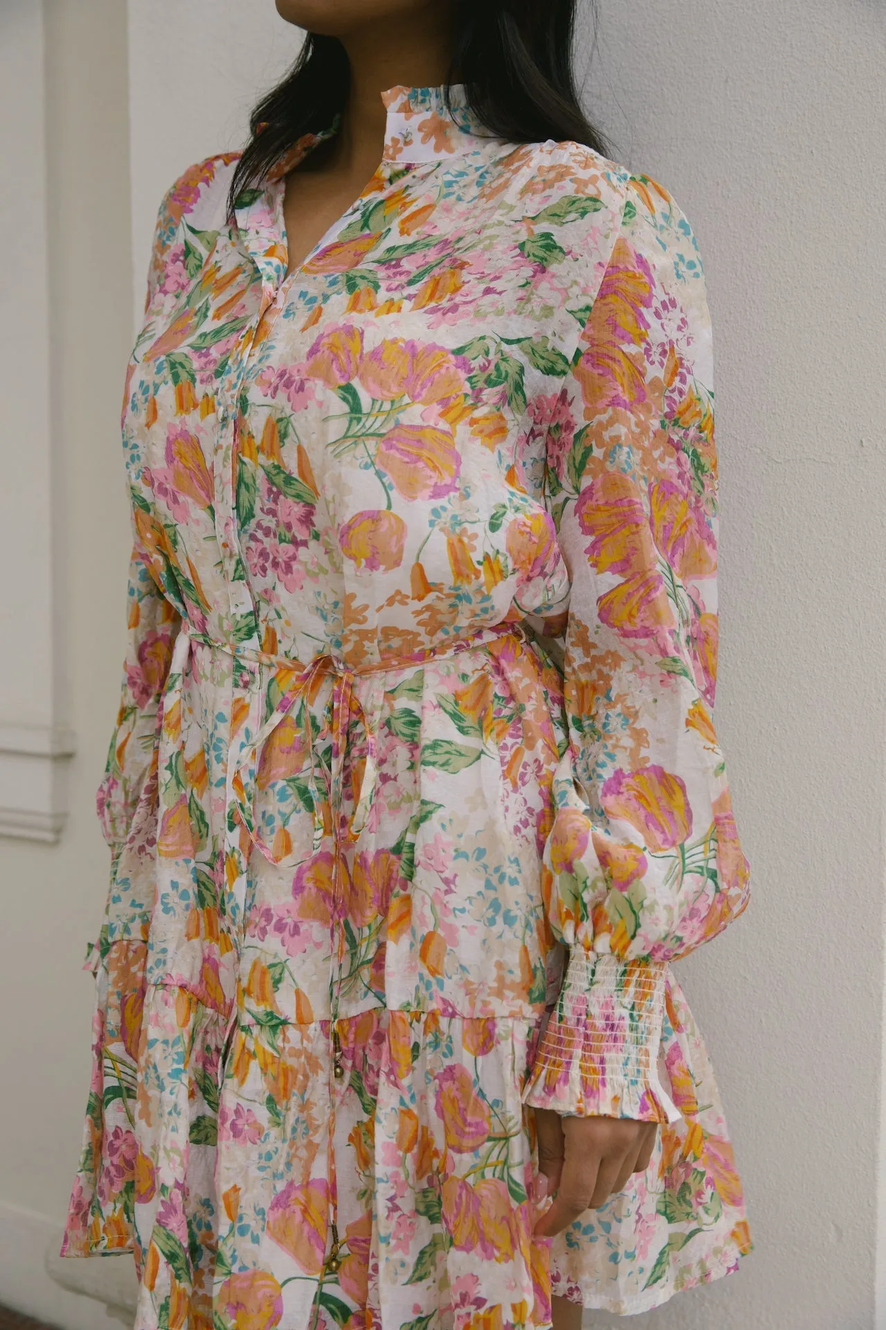 Harlow Orange Floral Dress