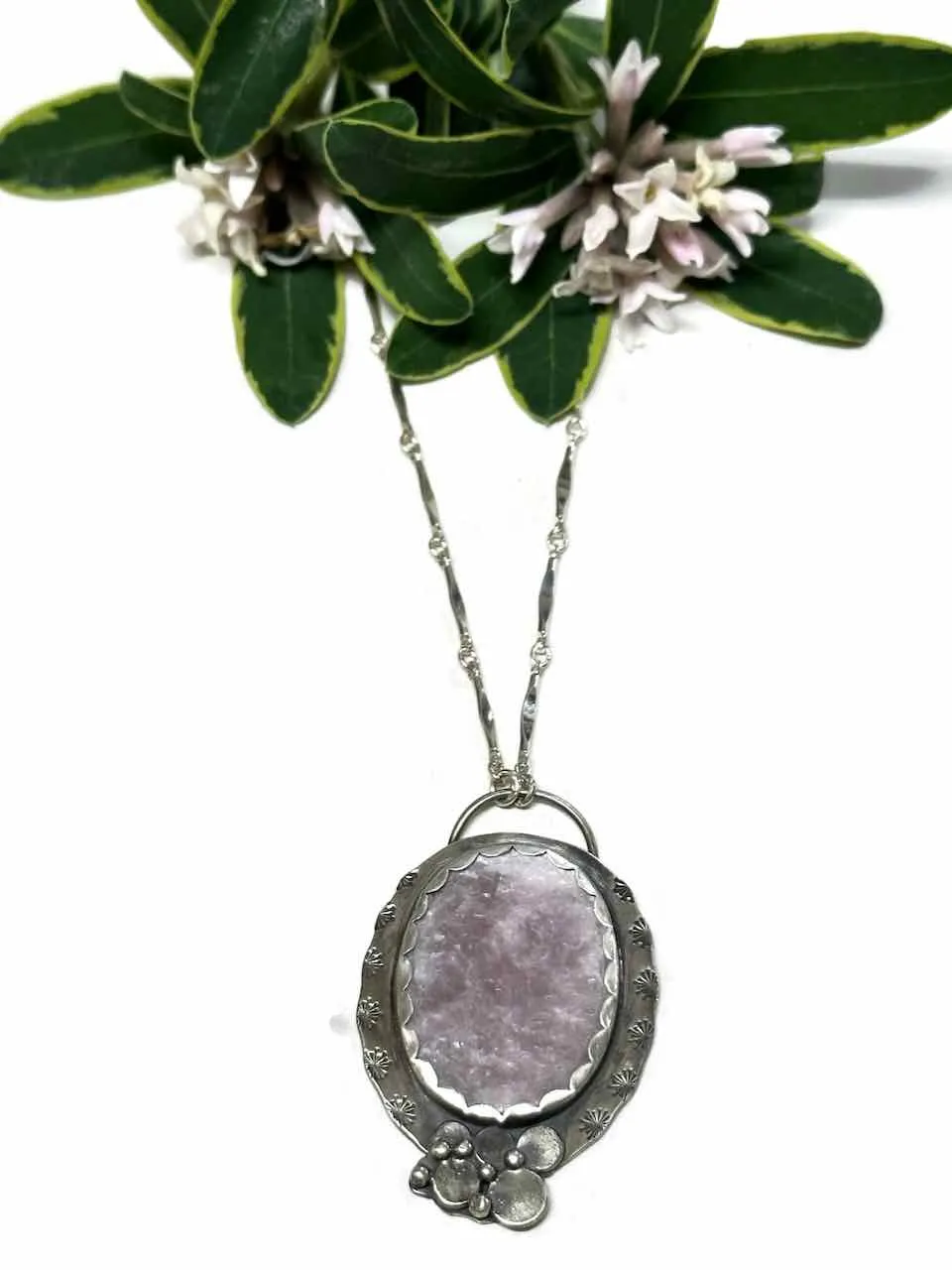 Lavender Flower Necklace