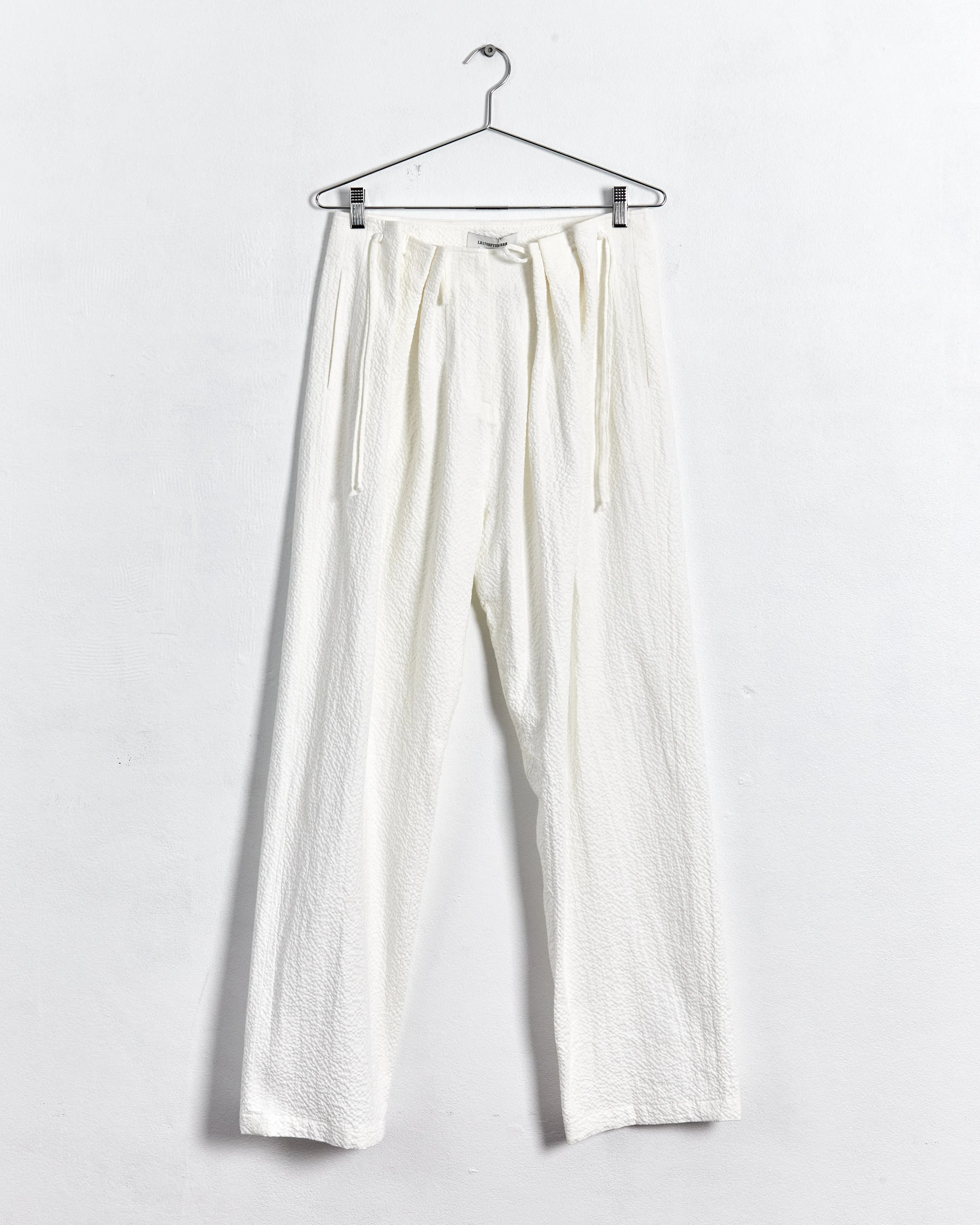 Le 17 Septembre 'merida' drawstring pants, white, 10