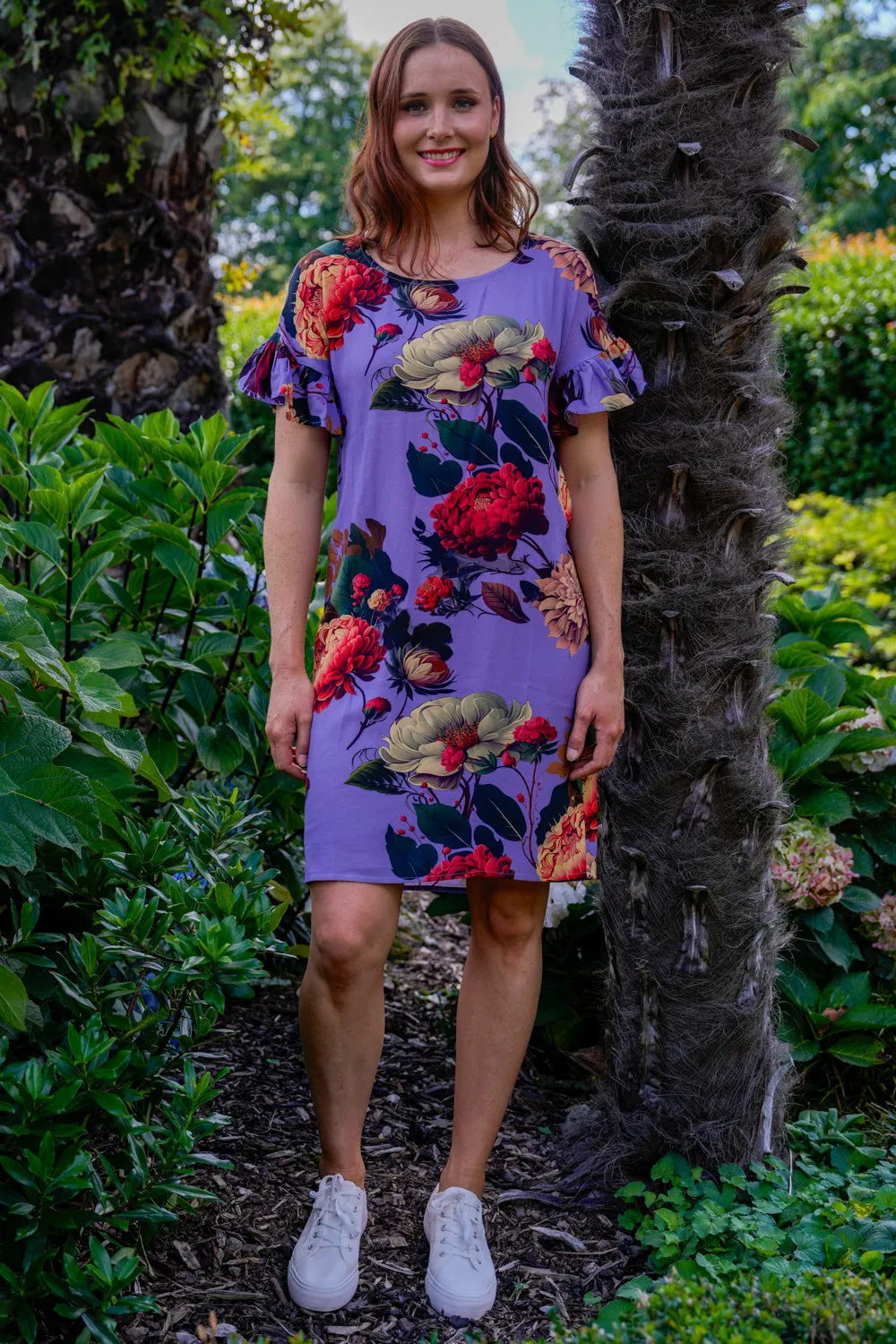 Peri Rose Dress - Lilac Petals | SALE