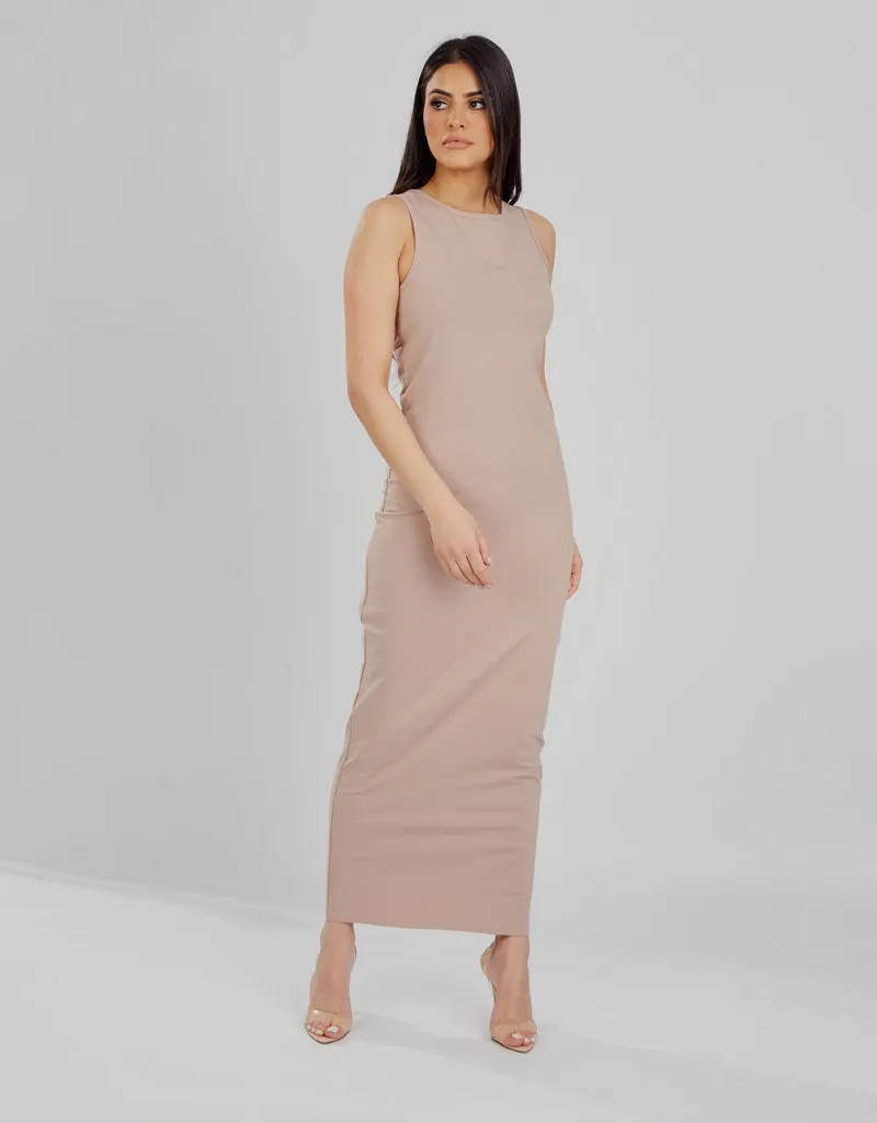 Sleeveless Cotton Body Dress