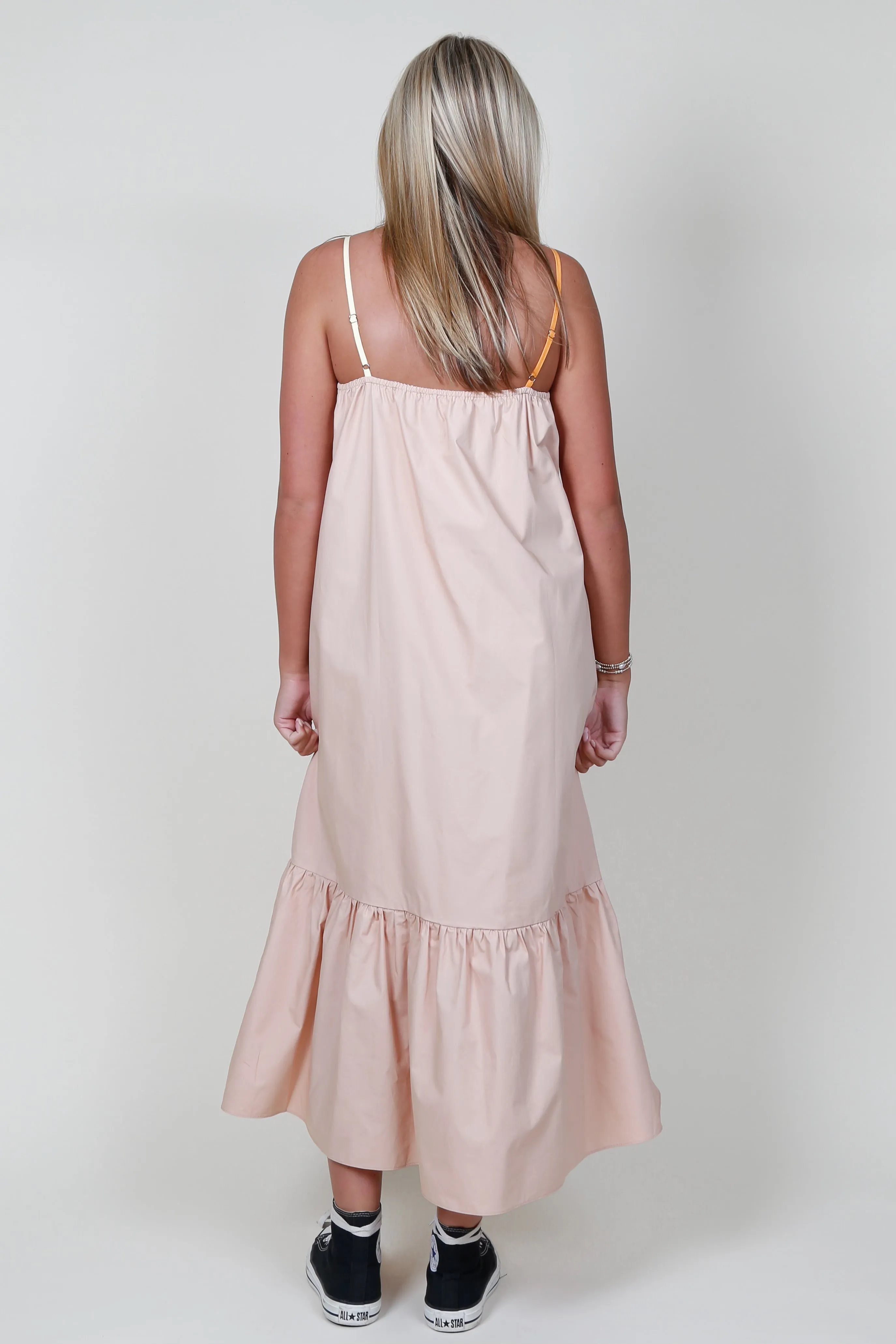 The Mya Maxi Dress - Colorblock