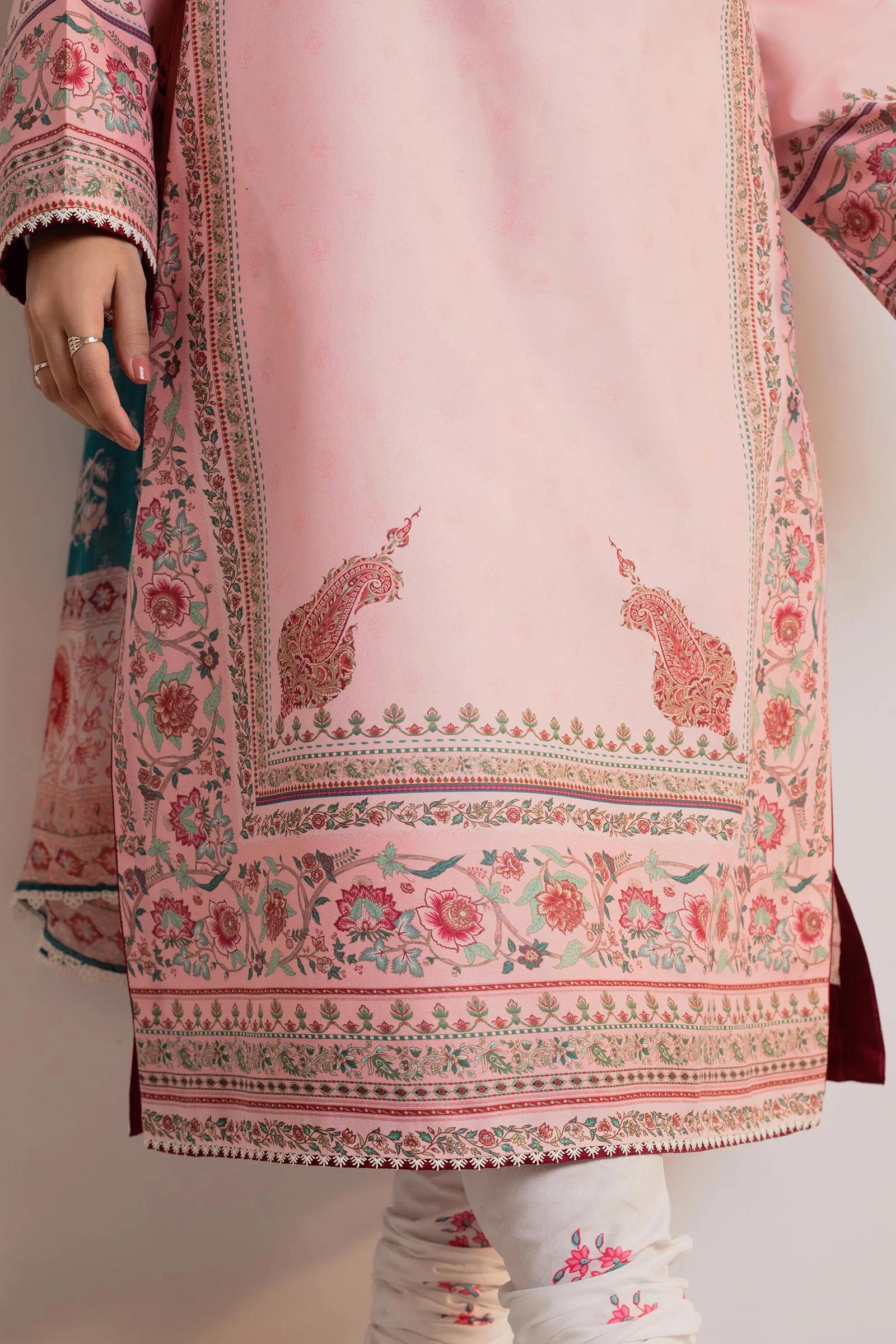 Zara Shahjahan Coco Prints Lawn Collection Gulabi-D3